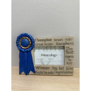 Frameology Photo Frame Award Ribbon Champion Great Job Winner Theme